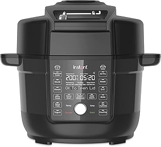 Instant attachment 13 in 1 duo, CRISP with perfect lid, air fryer, slow cooker, steam cooker, pan, shine, toaster, mini-foour, grill, dehydrator, yogurt maker 6.2 l.. DIAYTAR Nigeria: Your one-stop online shop with unbeatable prices and nationwide delivery in under 8 days.
