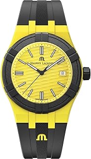 Swiss quartz watch icon 40 mm #Tide yellow and black, AI2008-60060-300-0, bracelet.. Experience DIAYTAR NIGERIA, where extensive product variety meets pocket-friendly prices and reliable delivery.