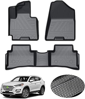 Cast iron floor mat adapted to all weather conditions for Hyundai Tucson 2021 2020 2019 2017 2017 2017 2017, a full game of front and rear black pads.. DIAYTAR NIGERIA: Bridging the gap between consumers and quality products with affordable nationwide shipping.
