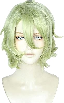 Set Stars Eve Tomoe hiyori wig cosplay short costume light curled green resistant to heat wigs synthetic women wigs women.. Experience retail therapy without the financial stress at DIAYTAR NIGERIA's budget-friendly marketplace.