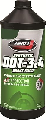 Synthetic brake liquid Johnsons Premium DOT -4 5032 - 32 OZ.. DIAYTAR NIGERIA revolutionizes online shopping with competitive prices and reliable 5-8 day delivery.
