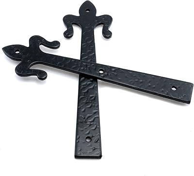 REZBAY 4 -piece Sliding door hinge in 8 -inch black cast iron for garage doors, barn doors and sliding doors.. Embrace a new era of online shopping with DIAYTAR NIGERIA's extensive range and budget-friendly prices.