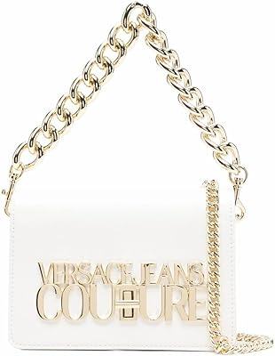 Women's Women's Women's Bagshade Bag with Maxi Logo Plated Plated, White.. Unlock endless possibilities with DIAYTAR NIGERIA's affordable marketplace and reliable delivery service.