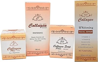 Original collagen 701 set with serum.. DIAYTAR NIGERIA brings the marketplace home to you with affordable prices and delivery in 5-8 days.