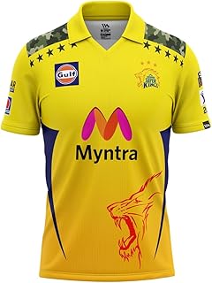 White polka dot cricket t-shirt Fan chennai Super Kings Dhoni 7 IPL, CSK, 36-38.. Unlock endless possibilities with DIAYTAR NIGERIA's affordable marketplace and reliable delivery service.