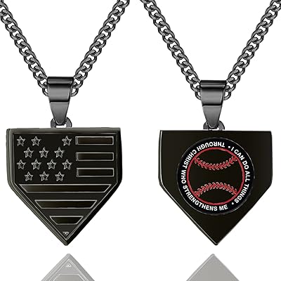 Baseball plaque necklace for men, baseball gifts for boys - baseball plate necklaces with American and Philippian flag 4:13 I can do all Things... Experience the joy of convenient shopping with DIAYTAR NIGERIA's vast selection and quick delivery service.