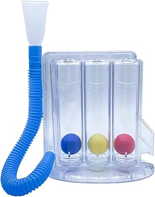 Pulmonary exercise with deep breathing, three -ball respiratory spirometer, sanitary and washable, to be applied to a rehabilitation training device for average age and elderly.. Shop the future with DIAYTAR NIGERIA - thousands of products, unbeatable prices, delivery within a week.