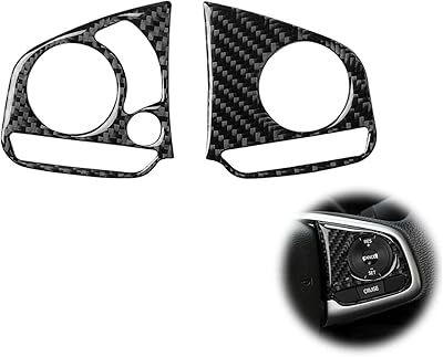 Steering wheel sticker for Honda Civic 10th generation 2016-2019, carbon fiber car accessories, interior modification sticker.. Navigate through thousands of products at pocket-friendly prices with DIAYTAR NIGERIA's easy-to-use platform.