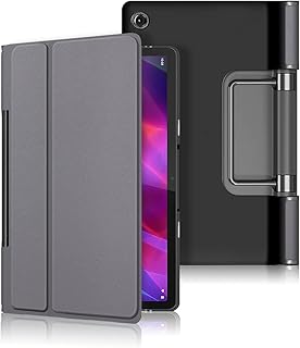 Offle shell for Lenovo Yoga Tab 11, Higher quality PU leather cover, anti-alivet and anti-fall, thin folding cover for Lenovo Yoga Tab 11-Gray.. DIAYTAR NIGERIA redefines convenience with our vast product selection and swift nationwide delivery.