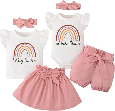 Big sister little sister matching clothes for girls.. Shop with confidence at DIAYTAR NIGERIA, where affordability meets reliability in less than 8 days.