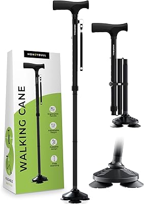 Honey Ball walking stick for men and women | Self -supporting, foldable, swivel tip.. Discover the convenience of DIAYTAR NIGERIA's vast e-commerce platform with delivery in just 5-8 days.