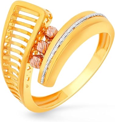 Gold ring 22 carats and diamonds (916) by Malabar RG1186832_T_15, gold 22 carats.. Experience the ease of one-stop shopping with DIAYTAR NIGERIA's diverse catalog and nationwide delivery.