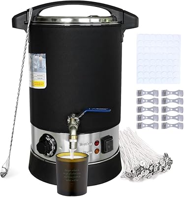 Wax founder for the manufacture of candles with rapid payment nozzle and temperature control, very large capacity, fast and easy to clean.. Order today, receive in days — DIAYTAR Nigeria makes it possible.