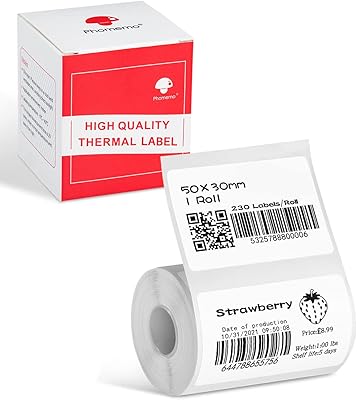 Fumimo thermal label paper, versatile self -adhesive label for M120/m110/m110s/m200/m220 label... Experience the joy of convenient shopping with DIAYTAR NIGERIA's vast selection and quick delivery service.