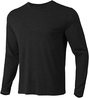 T-shirt with long sleeves for men, 100 % merino wool, odor resistant, for walking, running and fishing.. Discover the perfect balance of selection and value with DIAYTAR NIGERIA's nationwide e-commerce platform.
