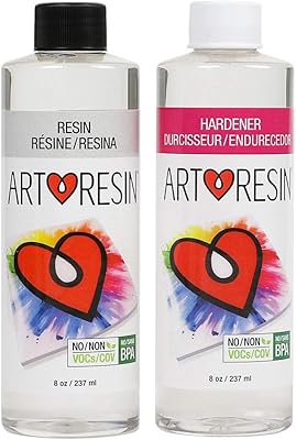 Art Resin - epoxy resin - transparent - non -toxic - 16 oz (8 oz resin + 8 oz hardener) (474 ​​ml).. Fast, easy, and affordable — that’s shopping the DIAYTAR Nigeria way.