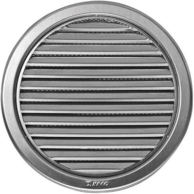 Stainless steel ventilation grille Circular air drain with hose connection flange.. Shop with confidence at DIAYTAR NIGERIA, enjoying competitive prices and delivery within 8 days.