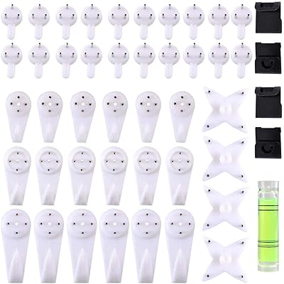 Aizaka leave-invisible wall hooks photo hanger - pack de 47.. DIAYTAR NIGERIA: Connecting Nigerians with their needs through our affordable and diverse marketplace.