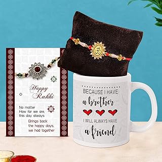 Raksha Bandhan Rakhi Rakhi for brothers with coffee cup (325 ml) and Rakhi gifts - Rakhi for brother.. Find everything you need at prices you'll love with DIAYTAR NIGERIA's comprehensive e-commerce platform.