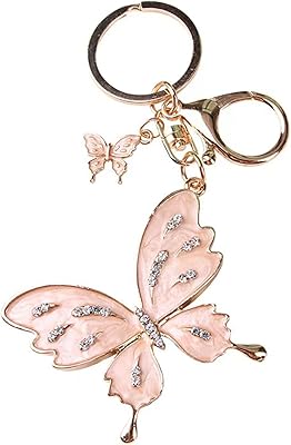 AMZOYA Key Borin Pomillon Pompon Cute Butterfly Elegant Mode in Brilliant Rhinestones for Women.. Easy checkout, quick delivery — shop now on DIAYTAR Nigeria.