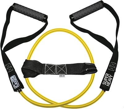 Gofit professional resistance tube with GF-4TUB-SH handles (70) (yellow/70 lbs).. Everything you want, delivered fast — DIAYTAR Nigeria does it better.