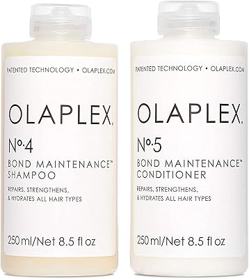 Shampoo and maintenance revitalizing OLAPLEX BOND N ° 4 and 5, 250 ml (pack of 2).. DIAYTAR NIGERIA: Revolutionizing how Nigerians shop with affordable prices and prompt delivery services.