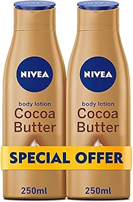 Nivea, body care, body milk, cocoa butter, dry skin, 2x250ml.. DIAYTAR NIGERIA makes quality accessible with low prices and reliable 5-8 day nationwide delivery.