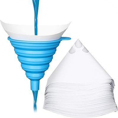 Package of 100 conical paint filters with 190 filter tips and 1 packet of silicone funnel in the shape of a cone, conical funnel in nylon mesh for cars, spraying pistols, house.. Shop local, shop fast — DIAYTAR Nigeria delivers across the country.