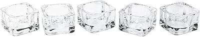 Ikea Glassing photophore, transparent glass, 5x5 cm, pack of 5.. DIAYTAR NIGERIA delivers value, variety, and convenience with our nationwide 5-8 day shipping.