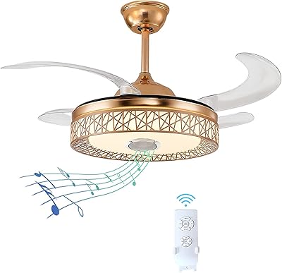 Modi ceiling fan with lights and remote control, 4 -bladed LED chandelier, interior ceiling fan for dining room/bedroom, 42 inch, gold.. Shop smart with DIAYTAR NIGERIA's vast selection and enjoy affordable shipping in just 5-8 days.