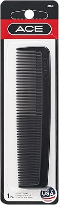Ace hair comb, fine -tooth pocket comb, 5 inches, black.. Discover the perfect balance of price and convenience with DIAYTAR NIGERIA's nationwide e-commerce platform.