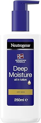 Depth neutrogena moisturizing lotion oil for dry skin, 250 ml.. Shop smarter with DIAYTAR Nigeria — from household essentials to electronics, we have everything you need. Plus, our delivery is fast, secure, and arrives between 5 and 8 days.