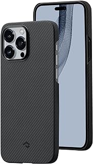 Pitaka shell for iPhone 14 pro max compatible with Magsafe, fine and light shell for iPhone 14 pro Max 6.7 inch with a tactile sensation without shell, made of 600D aramid fiber [Magez Case 3 - Black/Gray (Crying)].. DIAYTAR NIGERIA: Nigeria's answer to affordable online shopping with reliable 5-8 day delivery guarantee.