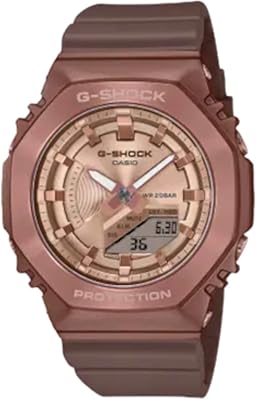 Casio G-Shock analog-numeric watch for women, pink gold, one size, GMS2100br-5a, rose gold, one-sized, bracelet.. Experience shopping without limits at DIAYTAR NIGERIA, where affordability meets convenience in just days.