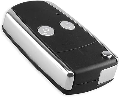 Foldable remote control key with two buttons with shiny metal frame for Toyota Camry Corolla Yaris Hilux.. Shop quality and variety at unbeatable prices on DIAYTAR Nigeria — delivery in under 8 days.