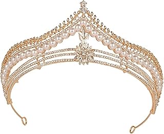 Queen's tiara for women, wedding tiara in rhinestones, party tiara, hair accessories, birthday contest, prenuptial festive decoration (rose gold).. Your comprehensive marketplace awaits at DIAYTAR NIGERIA with affordable prices and reliable delivery times.