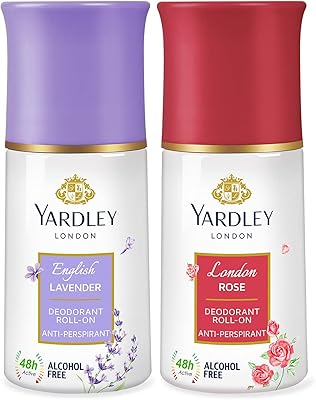 Yardley london roll on (roll on lavande anglaise + roll on rose de londres), 50 ml x 2.. Shop smarter with DIAYTAR NIGERIA's comprehensive catalog and budget-friendly 5-8 day delivery.