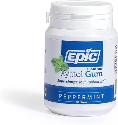 Epic oral care gum with Xylitol (50 pieces).. DIAYTAR NIGERIA: Your partner in affordable online shopping with dependable delivery within 8 days.