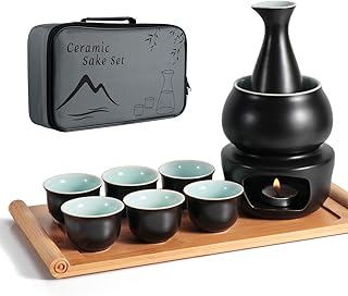 Together to Saké Deltsley in ceramic with bamboo heated tray.. Shop without boundaries at DIAYTAR NIGERIA, offering extensive variety at prices you'll appreciate.