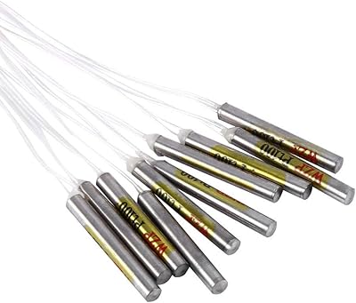 10 parts of temperature sensor nigger temperature waterproof PT100 Platinum resistant to -20 ~ 250--4 ~ 482.. Fast delivery is our promise — DIAYTAR Nigeria keeps it real.