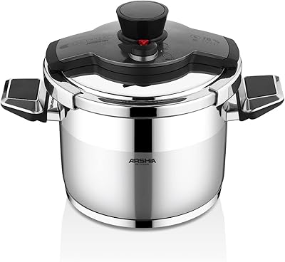 Arshia stainless steel pressure cooker 12 liters PR116-2998.. From phone accessories to home decor — DIAYTAR Nigeria ships it fast.
