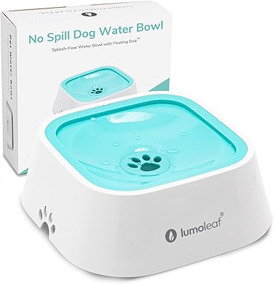 Lumolive anti-reverse water bowl for dogs with slow diet for dirty drinks, 35 oz, without drop or splash for dogs, cats and animals.. DIAYTAR NIGERIA: Bringing quality products to your doorstep at prices that won't break the bank.