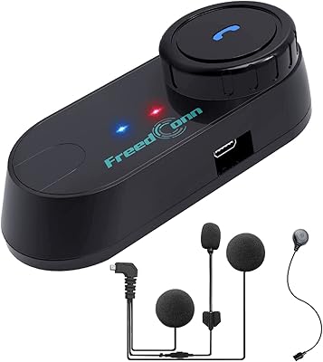 FreedConn Tcom-VB Bluetooth Intercom Kit for motorcycle headphones, for one or 3 drivers, FM radio/mobile phone, MP3/GPS connection/range of 800 meters/hands free (2 sets).. Your budget-friendly online marketplace, DIAYTAR NIGERIA delivers a world of products in just 5-8 days.