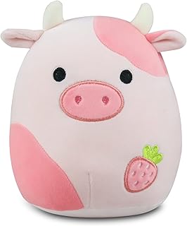 Cow loose cow plush pillow, cute cow toy for children, Valentine's Day, Christmas, strawberry cow (8 inch) ..... Experience the joy of convenient shopping with DIAYTAR NIGERIA's vast selection and quick delivery service.