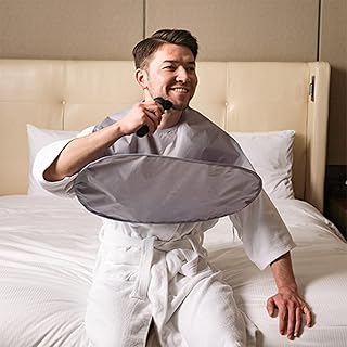 Honbolo versatile shaving fabric, versatile shaving cloth, pick up all unruly hairs, adjustable neck straps without damage and comfortable for unisex (gray).. DIAYTAR NIGERIA revolutionizes e-commerce with our affordable prices and dependable delivery timeframes.