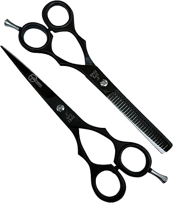 Set of professional hairstyle scissors 3 pro Surgal 6 inch, hairdressing scissors for men and women.. Experience shopping without compromise at DIAYTAR NIGERIA, with vast selection and quick delivery.