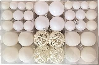 100 Christmas decoration balls for Christmas tree to hang with portable box for the holiday season and Christmas in the United Arab Emirates (white).. Fast, easy, and affordable — that’s shopping the DIAYTAR Nigeria way.