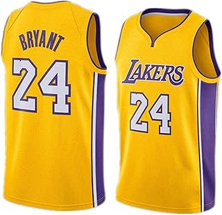 Basketball jersey for men-Lakers jersey #24 Kobe Bryant Swingman Swingman from basketball in knit, unisex-free t-shirt, retro game vest, sportswear.. E-commerce made for Nigeria — fast delivery and low prices at DIAYTAR.