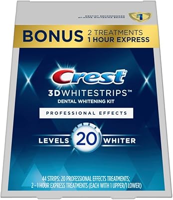 Crest 3D White Crest Window Whitness Kit Kit, 20 Treatment Parts + one hour quick bleaching strips, 2 treatments.. DIAYTAR Nigeria offers great deals, a huge product variety, and delivery in under a week.