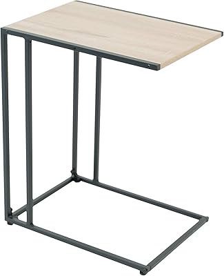 Actoint coffee table for small c -hopree sofa - Wood and black metal appearance.. Your go-to destination for affordable online shopping, DIAYTAR NIGERIA delivers in under 8 days.
